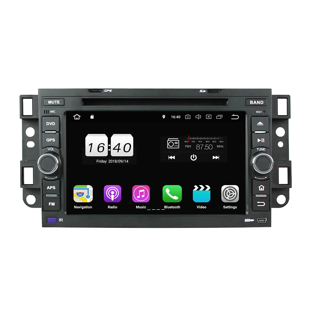 Android 8 1 Автомобильная магнитола DVD gps мультимедиа головное устройство для Chevrolet