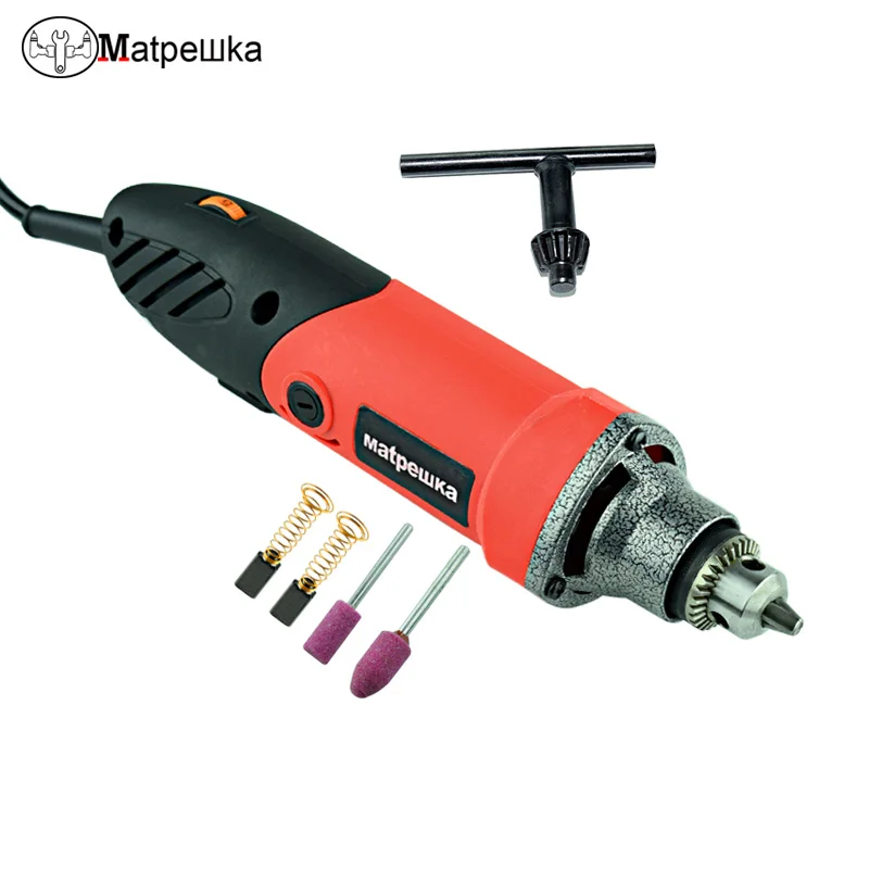 Электрическая дрель мини гравер с 6 переменными скоростями Dremel