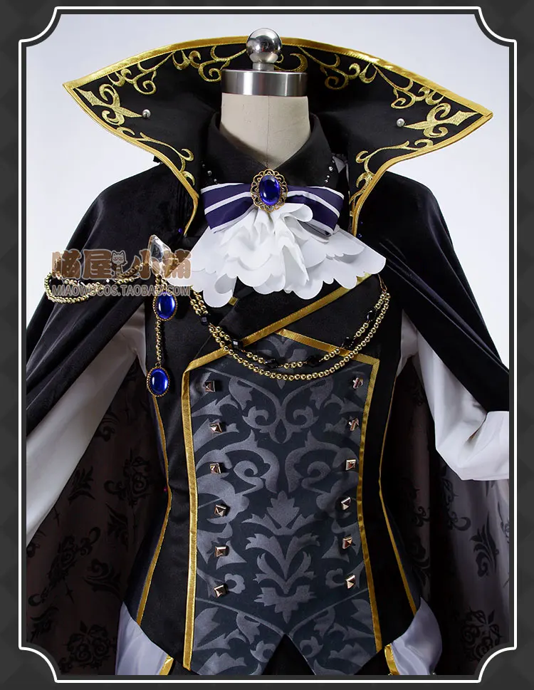 Черный Дворецкий Ciel Phantomhive Себастиан микаелис Косплей Костюм Луна Пробуждение униформы унисекс