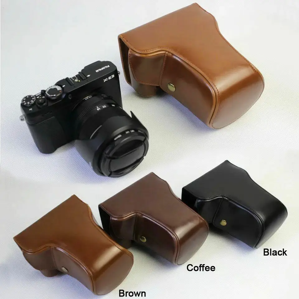 Из искусственной кожи чехол для камеры FUJIFILM FUJI X E3 XE3|Сумки фото-/видеокамеры| |