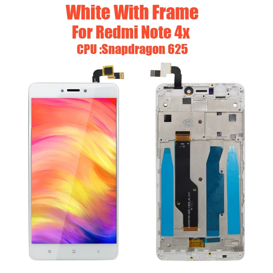 ЖК-экран PINZHENG AAAA для Xiaomi Redmi Note 4 4X дисплей для Snapdragon 625 MTK Helio X20 сменный ЖК-дисплей - Цвет: For Redmi note 4x