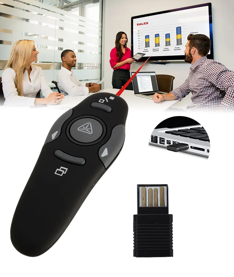 Беспроводной ведущий с лазерными указателями USB power point Presenter Удаленная мышь для компьютера power point Presenter Презентация