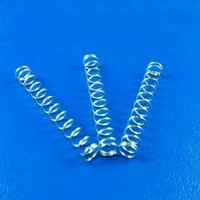 100pcs cheap stainless steel coil style and compression load type ball pen springs suppliermhs 56