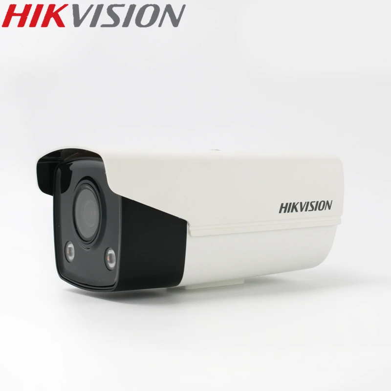 

HIKVISION DS-2CD3T27WD-L DS-2CD3T27DWD-L Full Color 2MP H.265 IP Bullet Camera Support ONVIF Hik-Connect APP Mobile PoE/DC12V