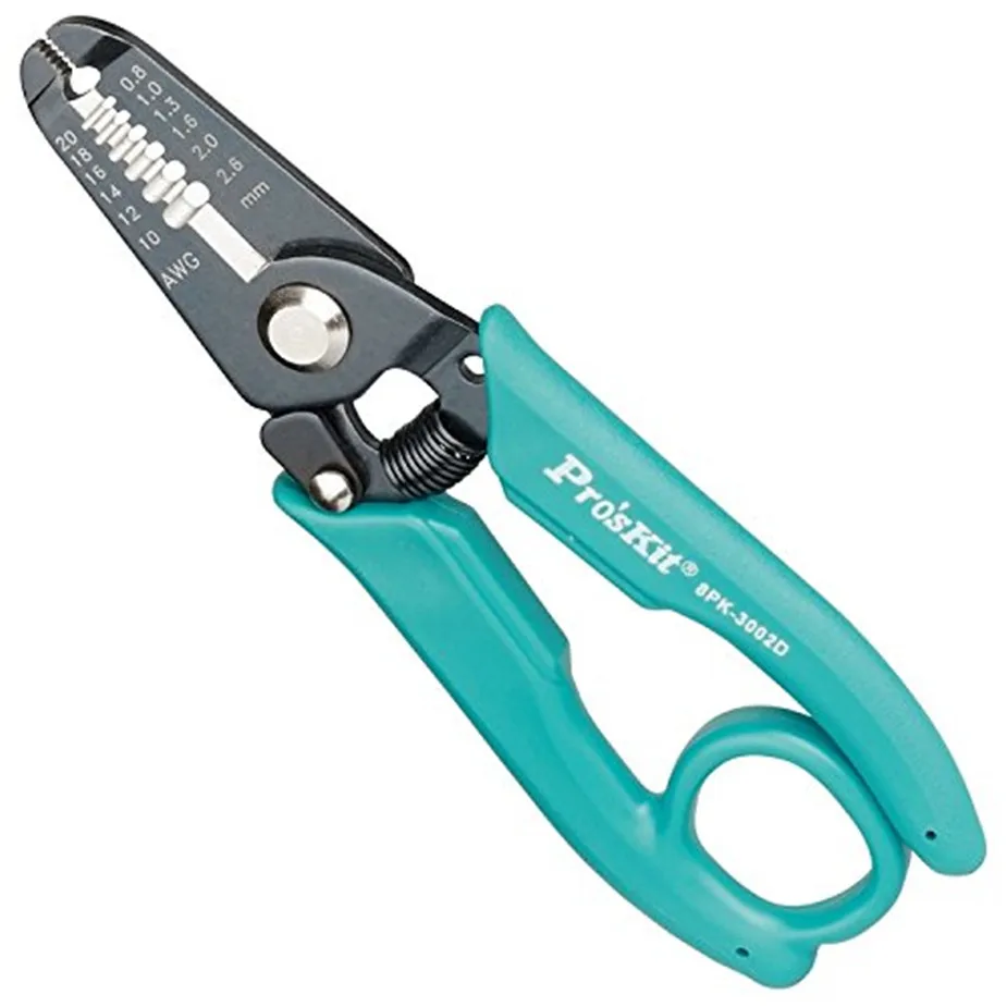 

Продажа Pro'skit 8PK-3001D многофункциональный инструмент для зачистки электрических проводов резак для кабеля Висячие прецизионные кольца плоск...