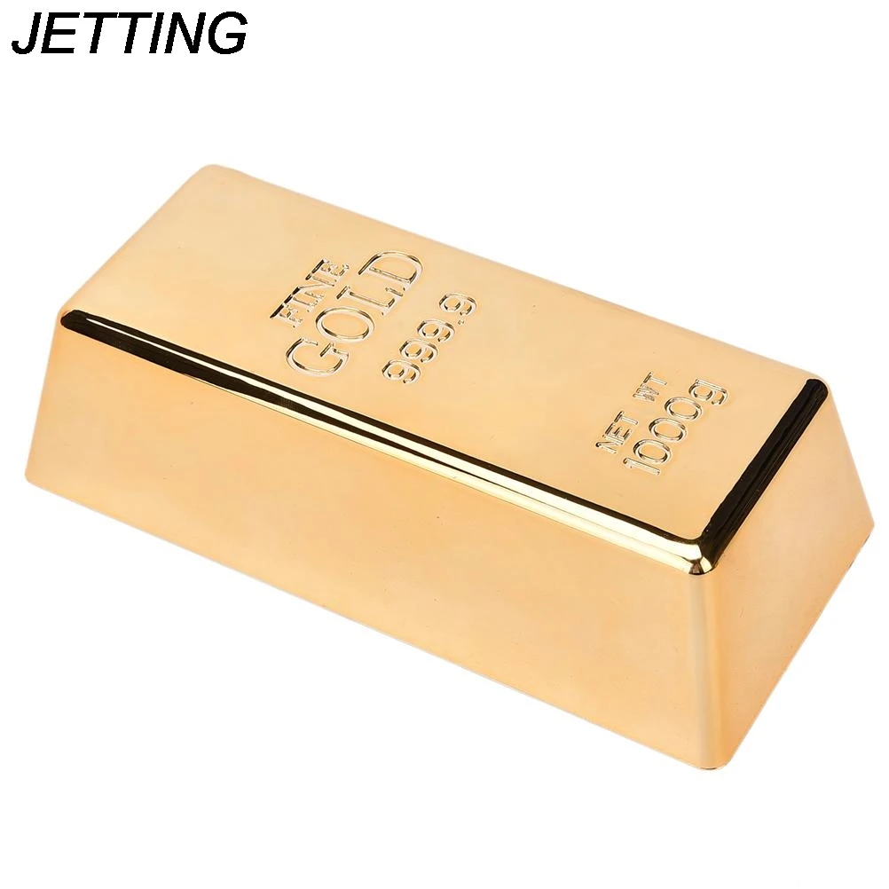 

JETTING 1 шт. Новое поступление искусственные декоративные реплики Золотой стержень дверной стопор креативные слитки для дома дверные ворота с...