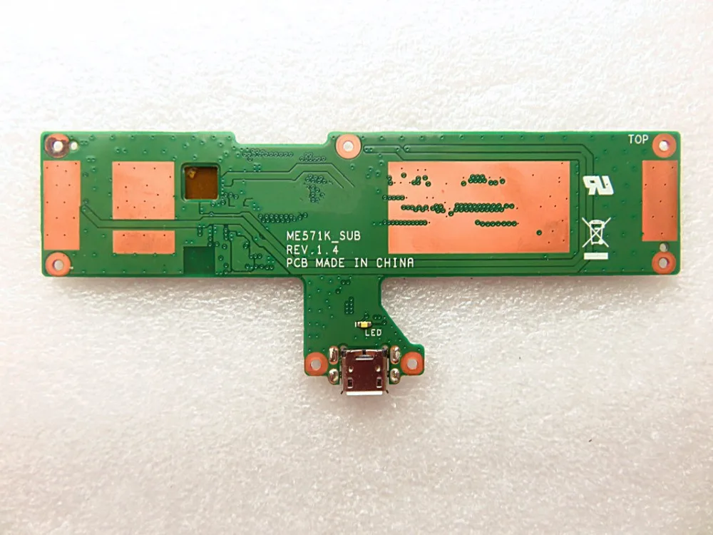 Оригинальная плата зарядного устройства USB для ASUS Nexus 7 ME571K сенсорного управления