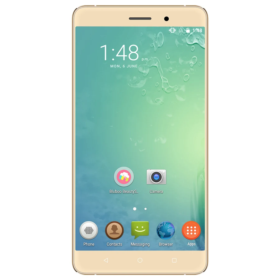 Оригинальный Bluboo Maya 3g WCDMA MTK6580A четырехъядерный 1. Hz Android 6 0 5 ''HD 1280x720P 2 Гб ram 16 rom