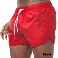 solid color summer quick drying shorts printed shorts swim beach shorts casual fitness shorts