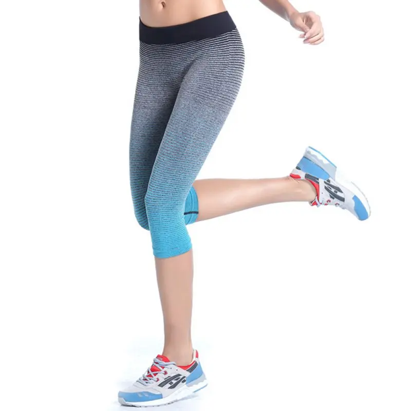 

Women Pants Fitness Stretch Cropped Leggings Trousers