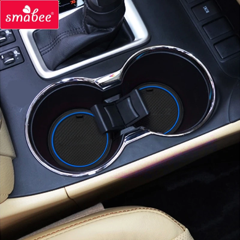 Нескользящий коврик smabee резиновый подстаканник для Toyota high Lander 2014 2015 2016 2017 2018 2019