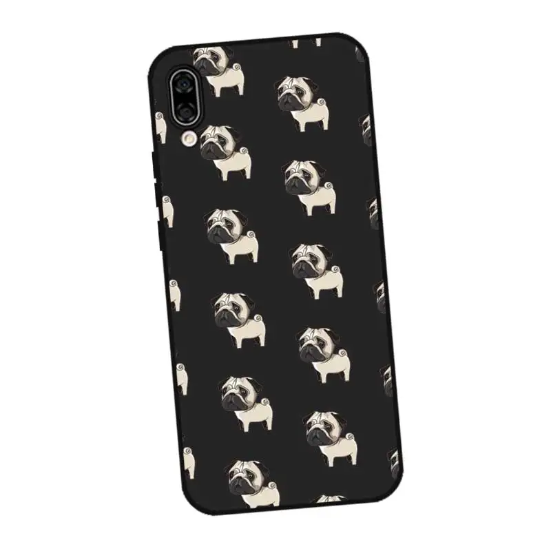 N384 Shar Pei Black Silicone Case Cover For Huawei Honor 6A 6C 6X 7C 7X 8 Lite Pro |