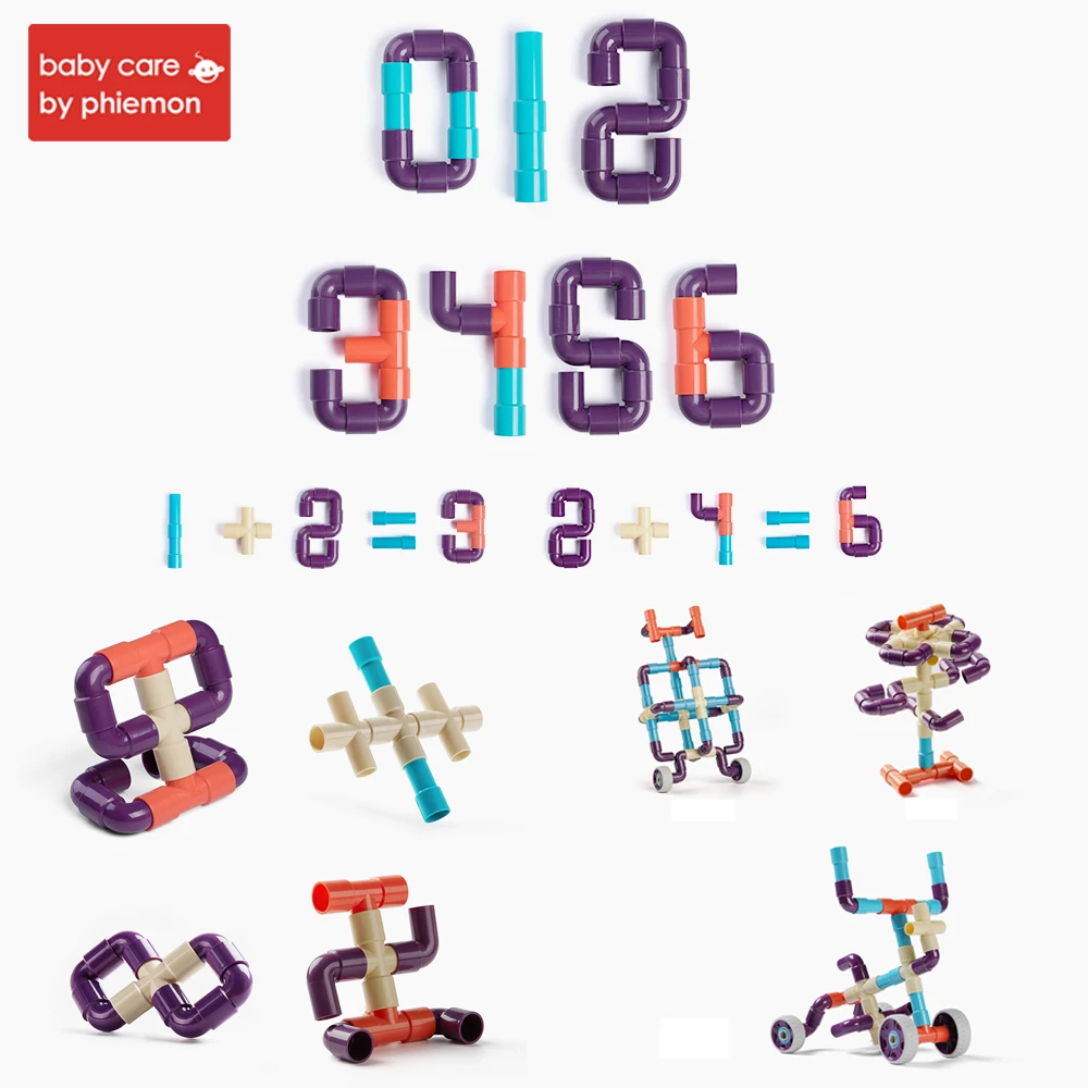 Детские креативные Конструкторы для сборки труб Набор сделай сам детский