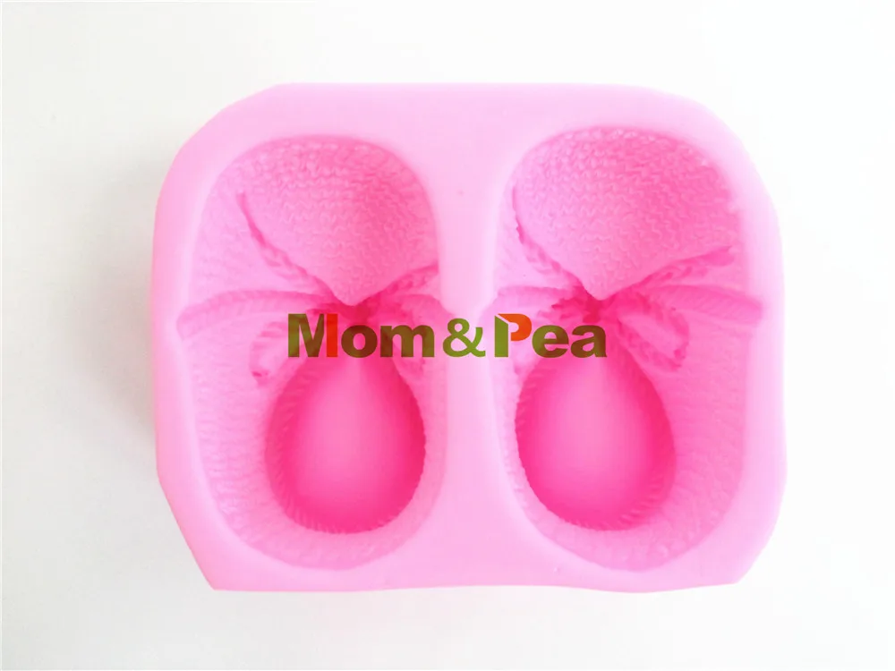 Силиконовая форма для мыла в форме бантиков Mom & Pea 0414 украшение торта 3D мастики