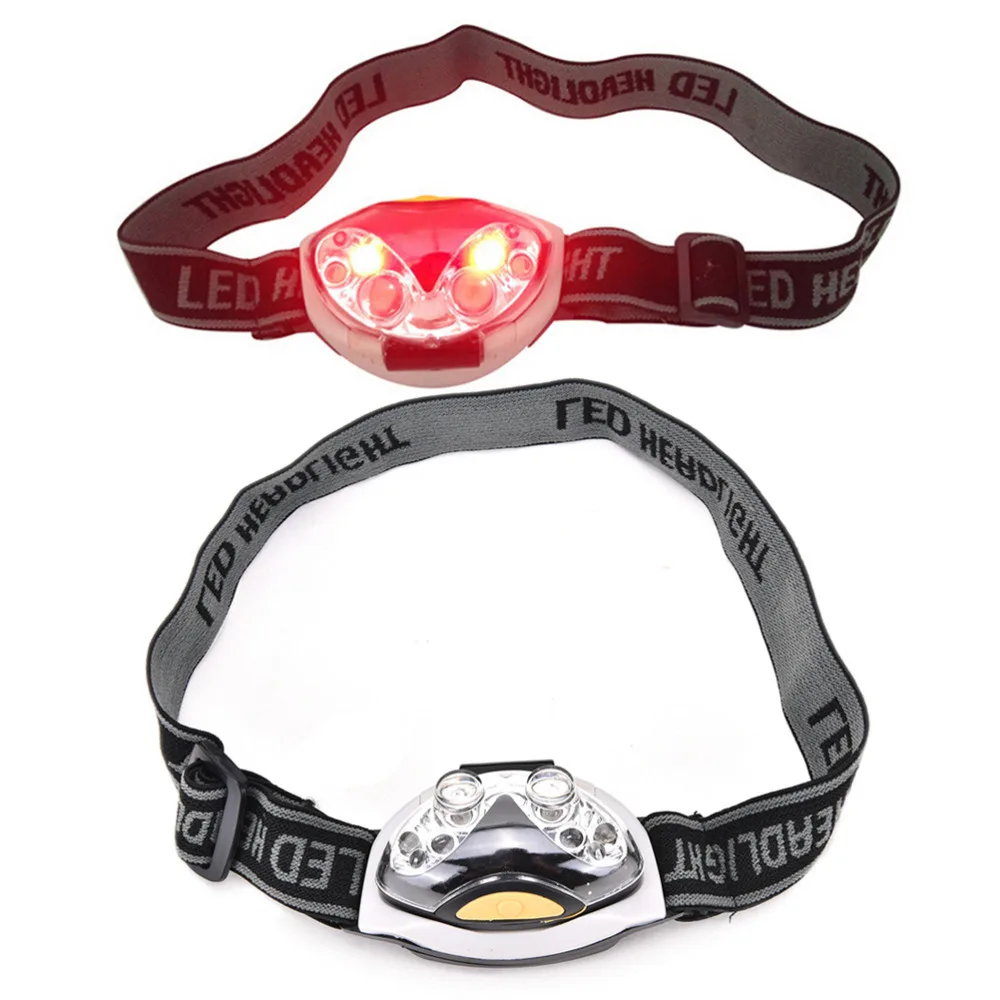 

Portable 3 Modes Outdoor Bright 6 LED Head Lamp Light Torch Camping Hiking Headlamp Headlight