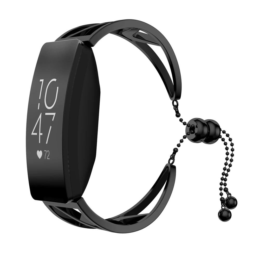 16 мм ремешок на запястье, Браслет для fitbit Inspire HR/Для fitbit Inspire трекер активности металлические умные часы браслет из нержавеющей стали