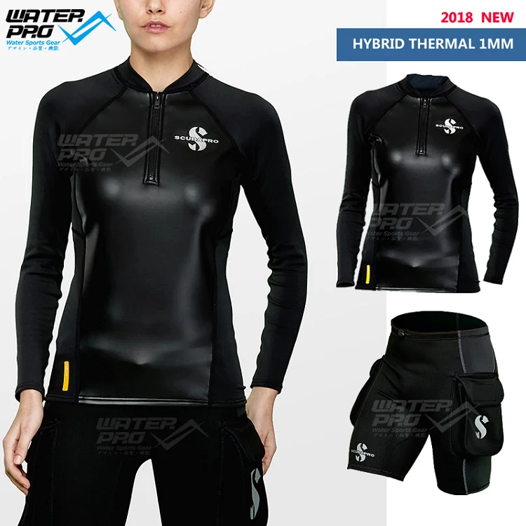 Теплые Гибридные мужские и женские шорты SCUBAPRO 1 мм карманы Карго|pocket woman|pocket manpocket