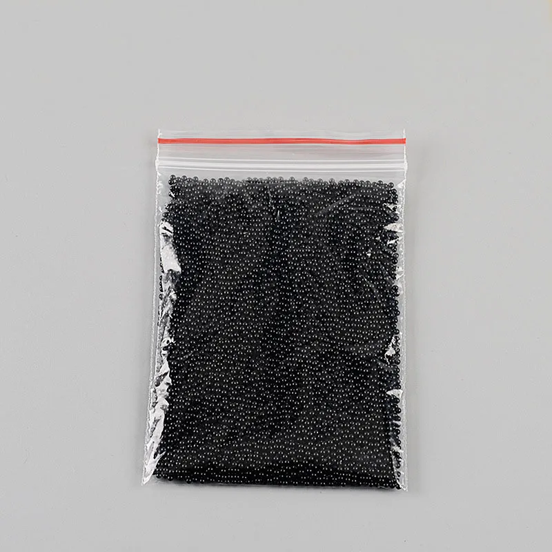 Black color 7-8 мм Хрустальная пуля электрические Водяные Пистолеты игрушки пистолет пули специальные упрочненные Пейнтбольные пули водяные бусины Пистолет Аксессуары 10000 шт - Цвет: Black color
