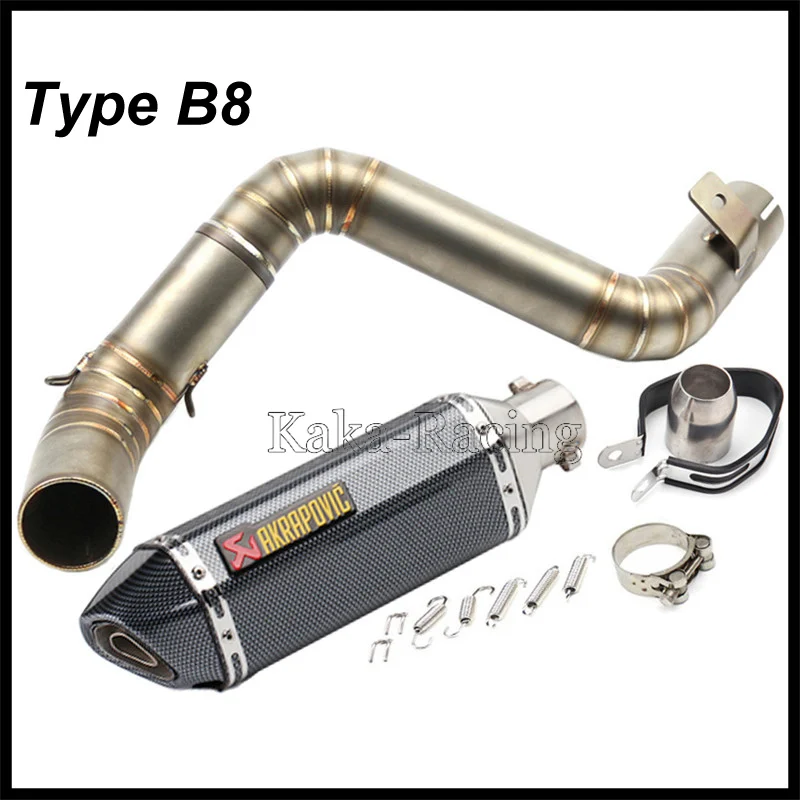 Мотоцикл KTM Duke 125 200 390 выхлопная системный Глушитель Трубы Akrapovic лазерная маркировка для KTM Duke 125 Duke 200 Duke 390