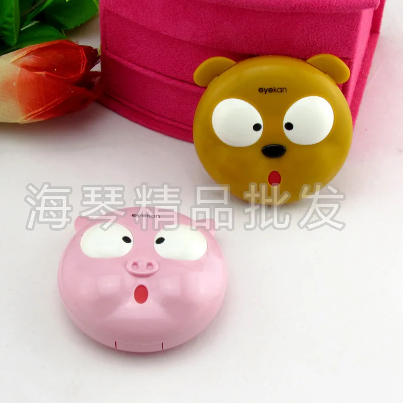 LIUSVENTINA милый чехол для контактных линз pig контейнер коробка очков|contact lens case|case for