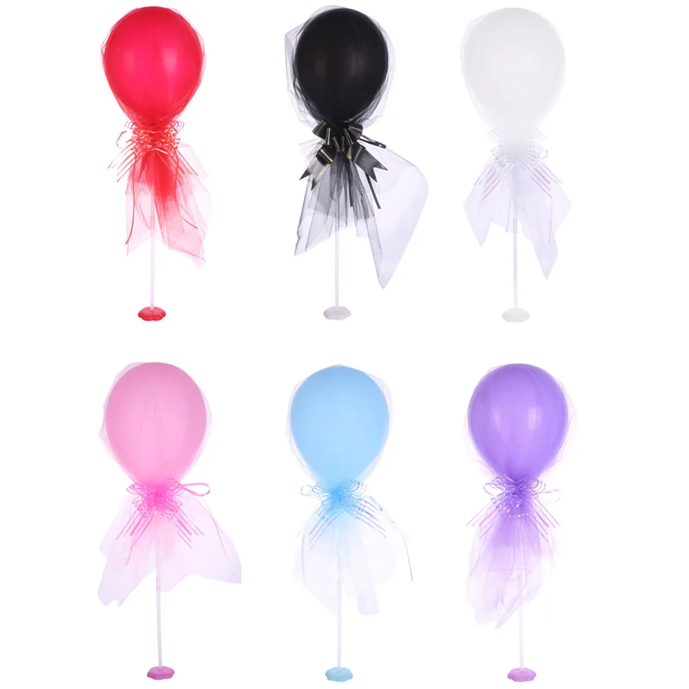 Diy 12 дюймов шар Тюль сетчатой ткани Airballoon Свадебные украшения сетчатая ткань для