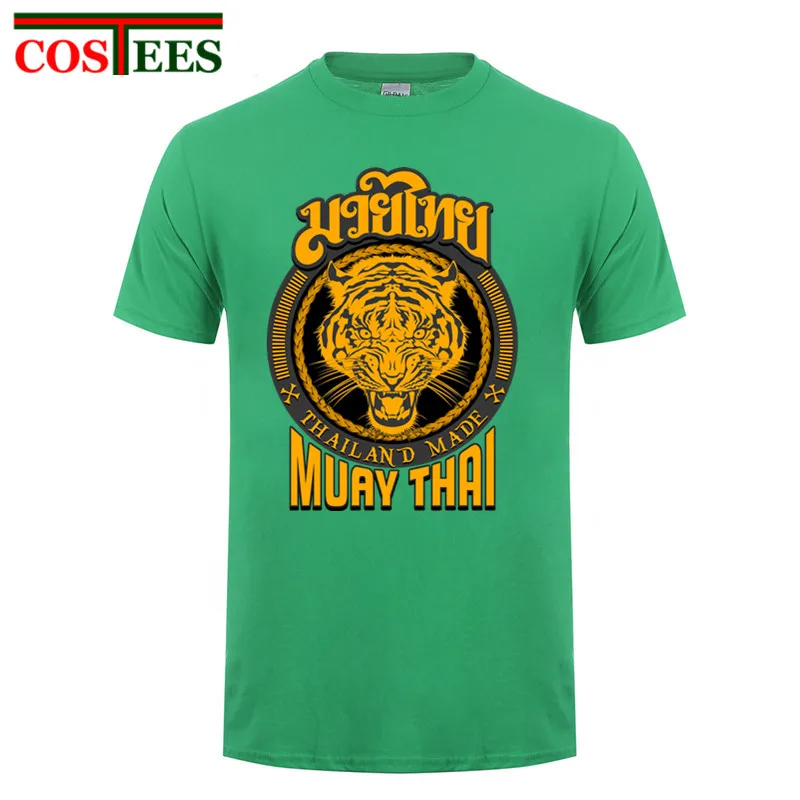 Мужская футболка с круглым вырезом Muay Thai Tiger коротким рукавом для боевых искусств