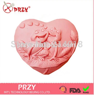 

Frog on The Lotus Leaf Shaped Handmade Soap Mold Candle Molds Silicon Mould Chocolate Candy Moulds DIY Hot 3D Silicone Rubber