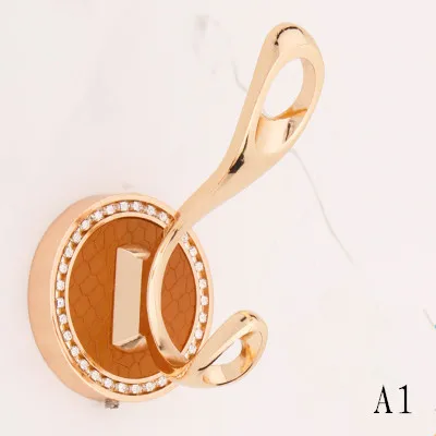 Крючок для ванной комнаты настенное крепление один винт цинковый сплав