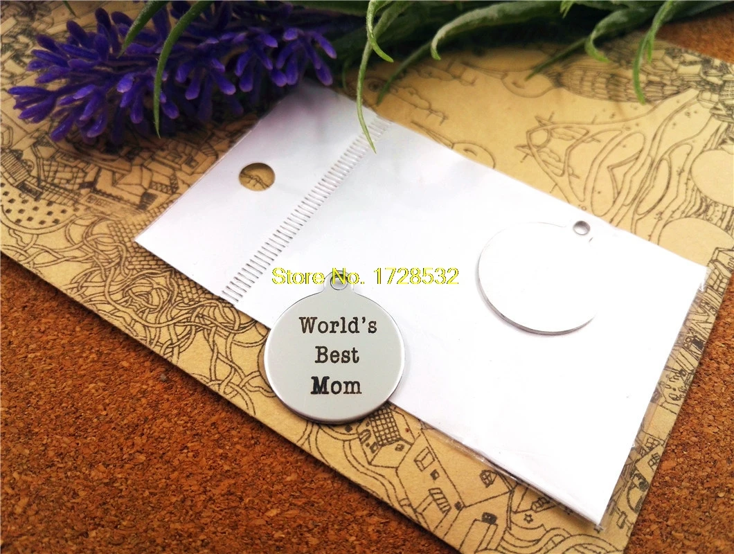 Подвеска из нержавеющей стали 20 шт. Шарм лучшая в мире мама Тетя/папа бабушка mimi |