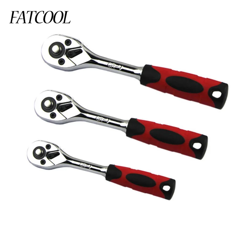 

Профессиональный гаечный ключ с трещоткой, с высоким крутящим моментом 1/2 "3/8" 1/4 "для патрона 72 зубьев Cr-v, ручные инструменты