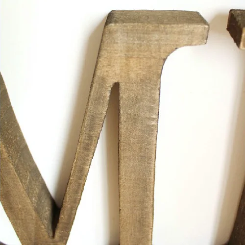 A Z Цена указана за одну букву а не одно слово персонализированные деревянные