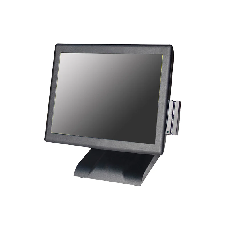 

Hot-sale classical 15inch resistive touch POS system/cash register/cashier POS machine with card reader
