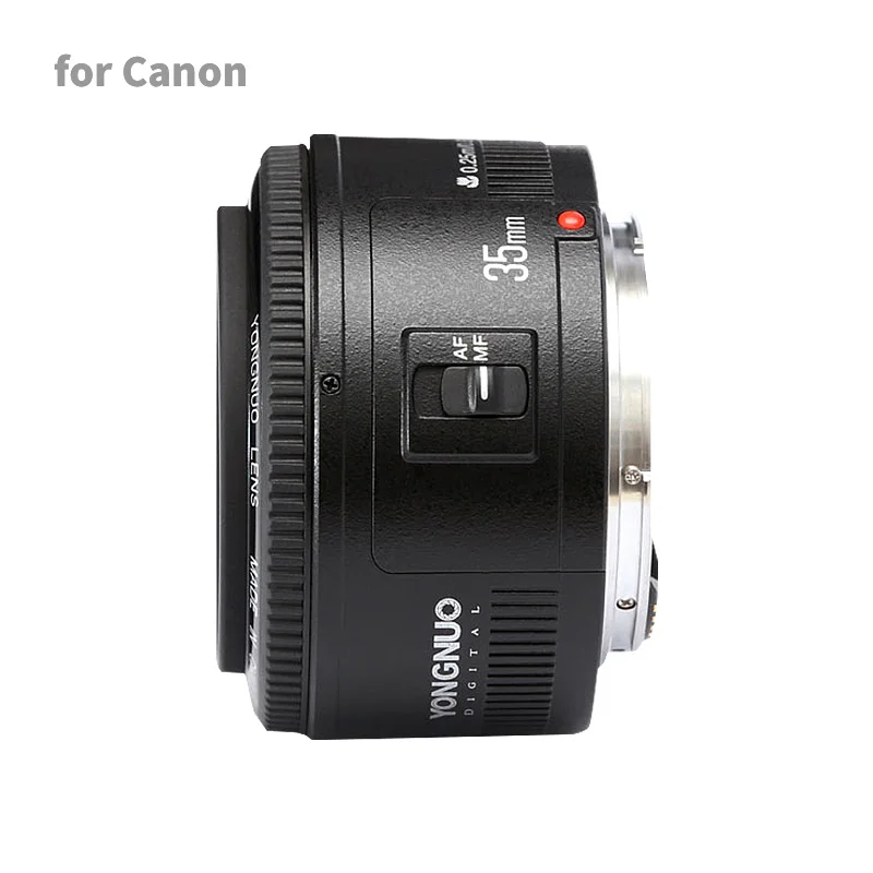 Объектив Yongnuo 35 мм YN35mm F2 1:2 широкоугольный объектив с большой диафрагмой