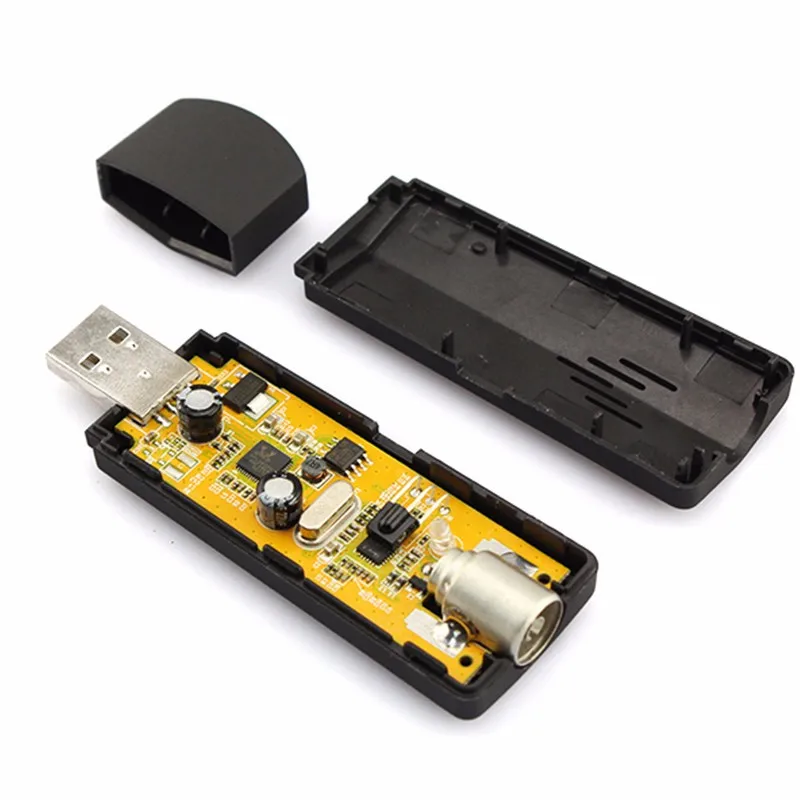 Лучшие предложения FM HDTV ТВ тюнер приемник палка RTL2832U + USB2.0 цифровой DVB T SDR DAB R820T