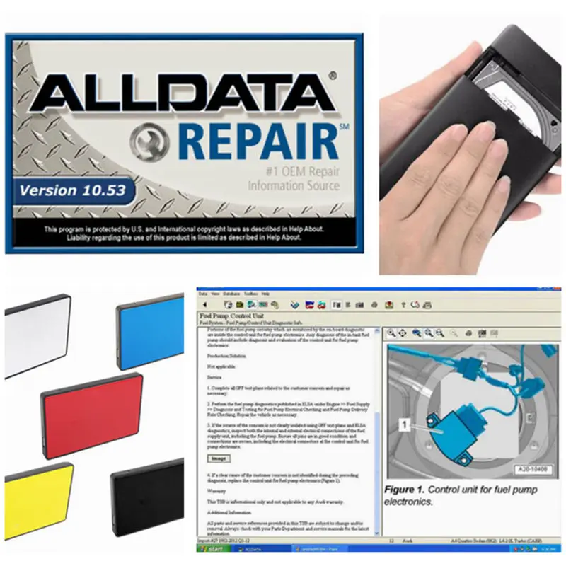 

2020 Hot NEW Arrival alldata V10.53 All data car software Auto repair software alldata in 640gb HDD Harddisk with tech support