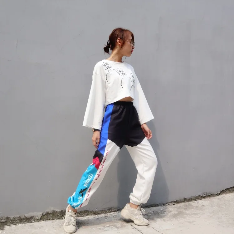 2018 Pantalon Mujer Vadim производство хип хоп Брендовые спортивные штаны цветные