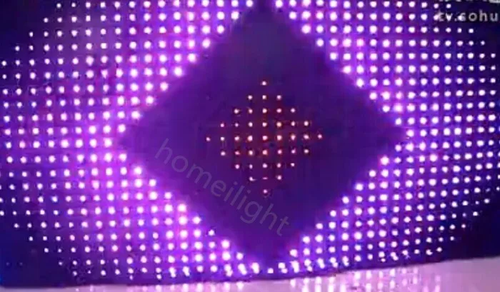 P18 3x6 м матрица видео занавес RGB DJ сценическое шоу фон перепрограмма динамическая