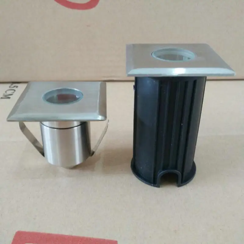 

square New IP68 3W Waterproof LED Underground Light Outdoor Ground Garden Path Floor Buried Yard Spot Landscape