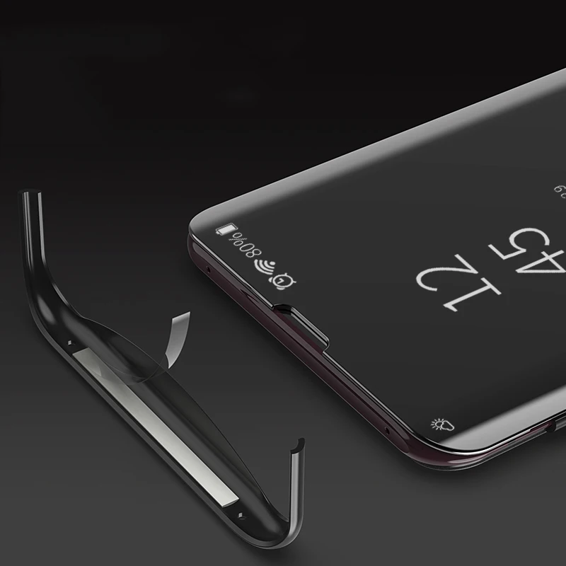 Clear View зеркало смарт чехол для OPPO findx F5 F7 R15 A83 A59 A71 кожи 360 Полный Чехол подставка R11