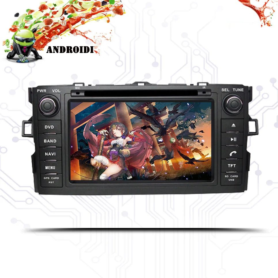 Android 10 04 + 64G 2 DIN Автомобильный мультимедийный плеер для TOYOTA AURIS Altis хэтчбек COROLLA 2012