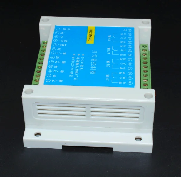 MODBUS RTU протокол 4 в четыре RS485 релейный модуль управления переключатель вход и