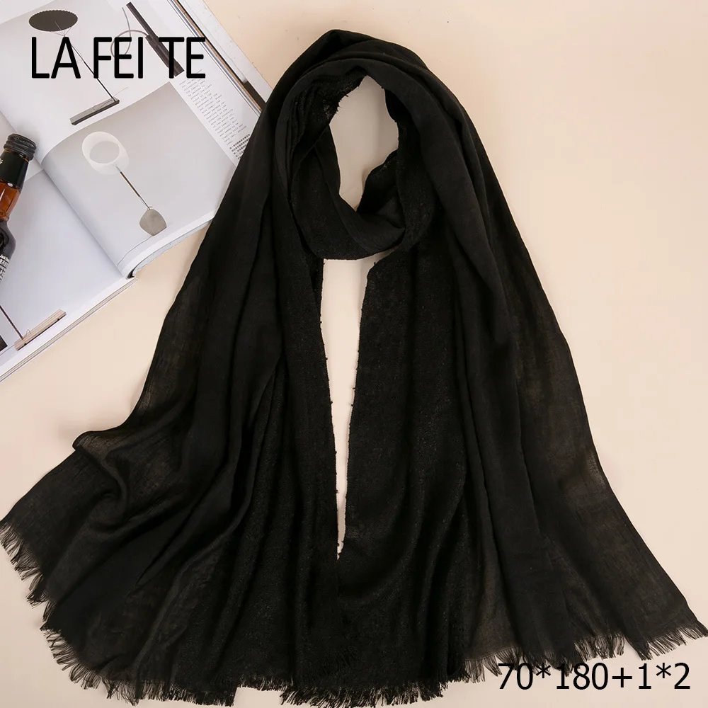 Хлопок Зима Человек Шарф мужской платок женский шейный палантины кашемир