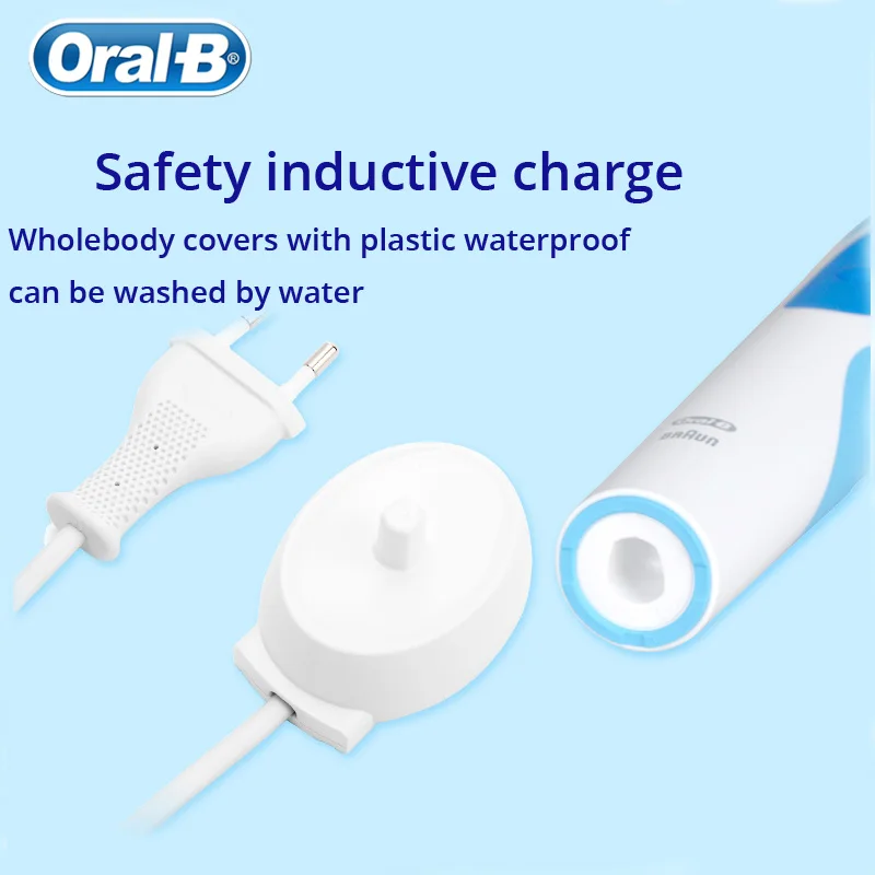 Зубная щетка Oral B D12013 звуковая электрическая вращающаяся нечувствительная