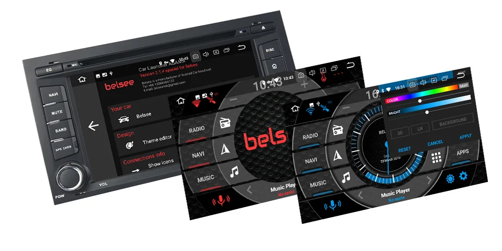 Belsee для Seat Leon 2013- Android 9,0 Автомагнитола Стерео Авторадио gps-навигация, dvd-плеер СБ Navi 4GB 64GB 8 Core