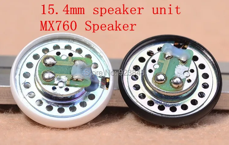 

Блок MX760 с высоким разрешением 15,4 мм DIY Динамик для наушников бас 2 шт.