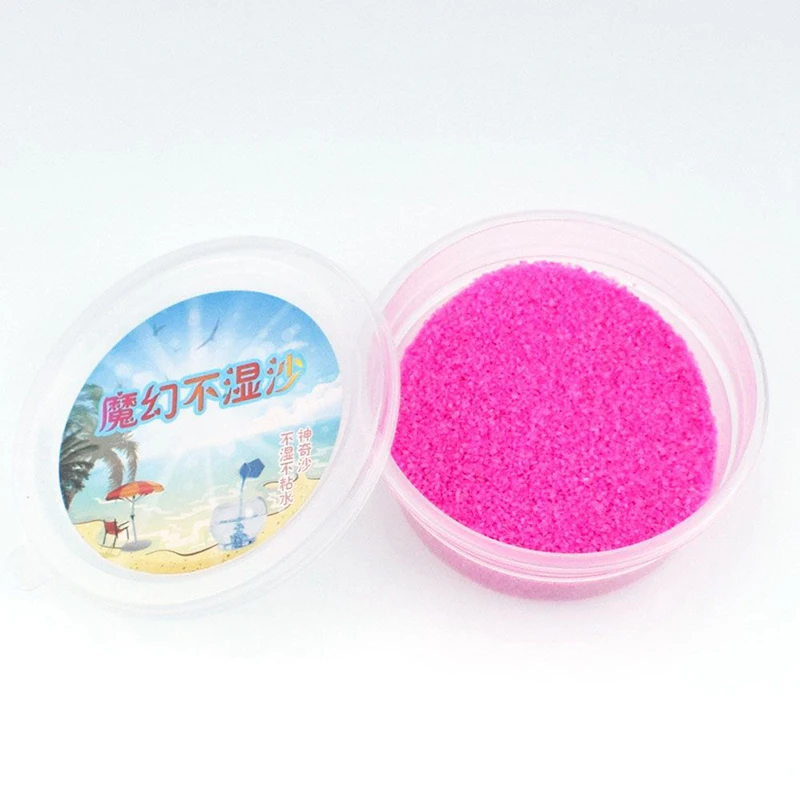 45G DIY Not Wet Magic Sand Non-Toxic Handmade Toys Children Education Toys Novelty Color Magic Space Sand Funny Boys Girls Toys