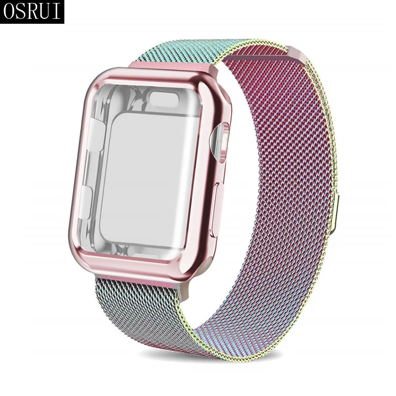 Ремешок для часов Apple Watch браслет из нержавеющей стали 44 мм 40 correa iwatch 42 38 5 4 3 |