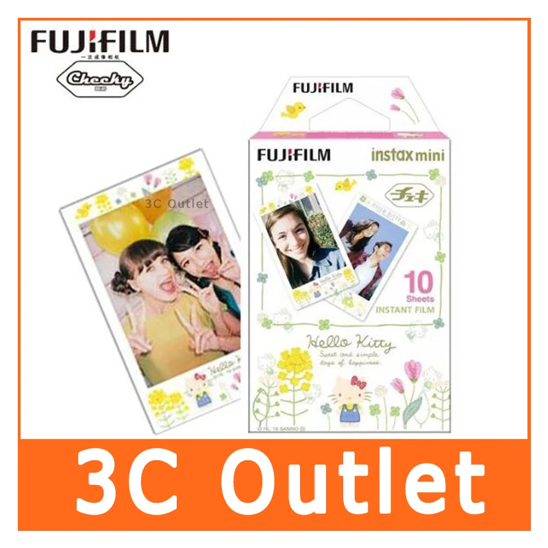 Оптовая продажа Fuji Плёнки Instax Mini 8 рисунок Hello Kitty мгновенный для Фотоаппарат