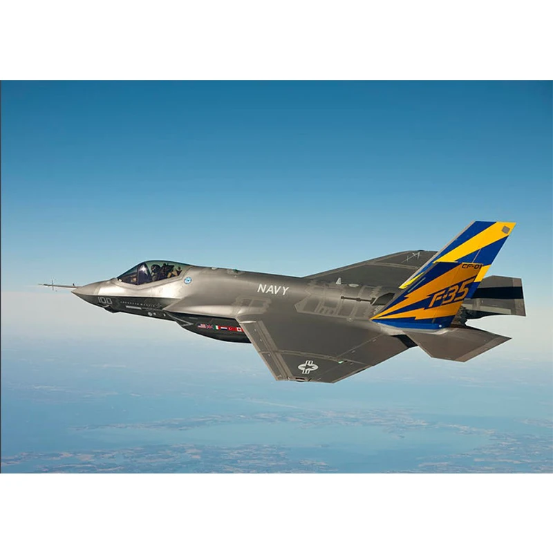 Камни в форме ромба/круглый 5D DIY алмазная живопись F 35 Lightning II Joint Strike Fighter Алмазная