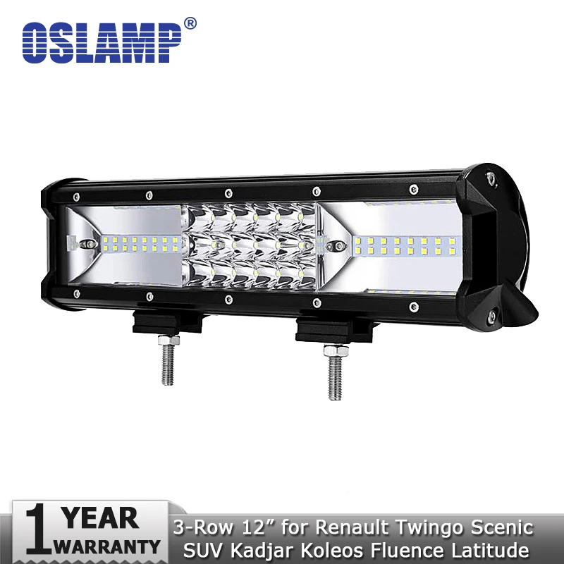 Oslamp 12 &quot3 рядный 162 Вт светодиодный световой бар внедорожный комбинированный